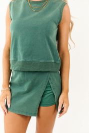 Sorella | Washed Knit Skort Set