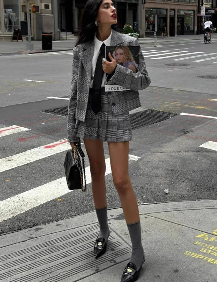 Retro-Plaid-Pleated-Suit-2-Piece-Sets-College-Style-Fashion-Lapel-Button-Blazer-A-line-Mini.webp