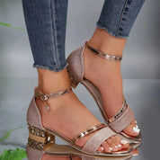 Alverna | Women’s Wedge Sandals with Ankle Strap