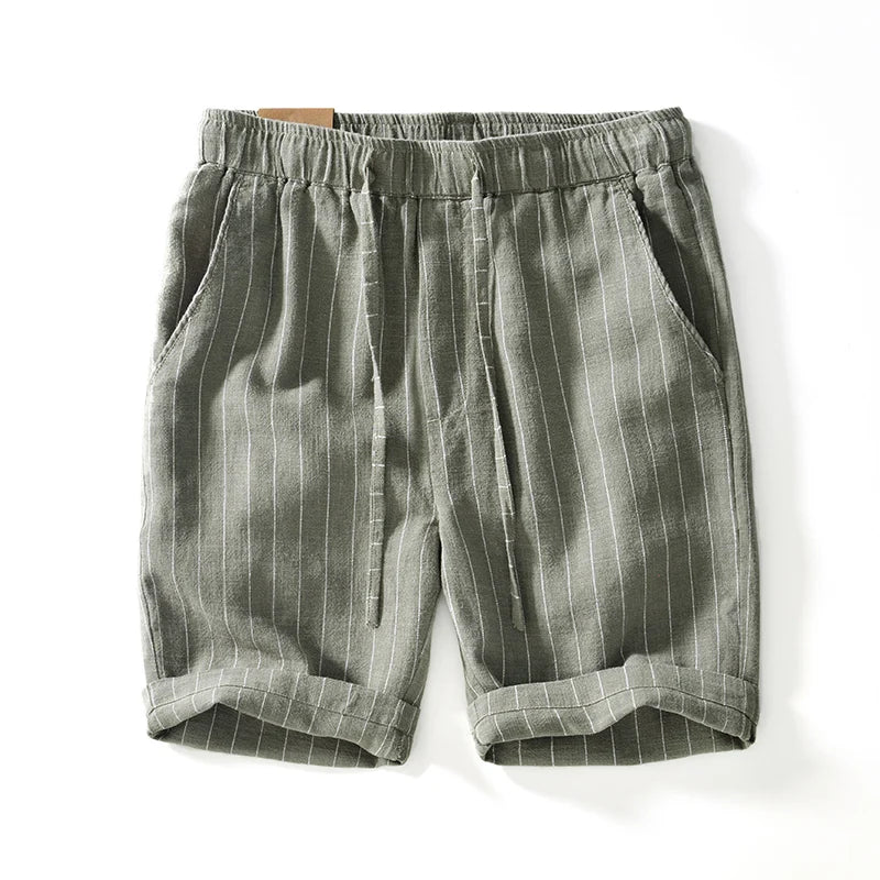 Torvello | Men’s Striped Drawstring Shorts