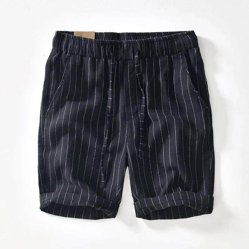 Torvello | Men’s Striped Drawstring Shorts