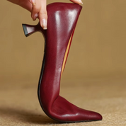 Veloria | Women’s Genuine Leather Pointed Toe Dress Pumps