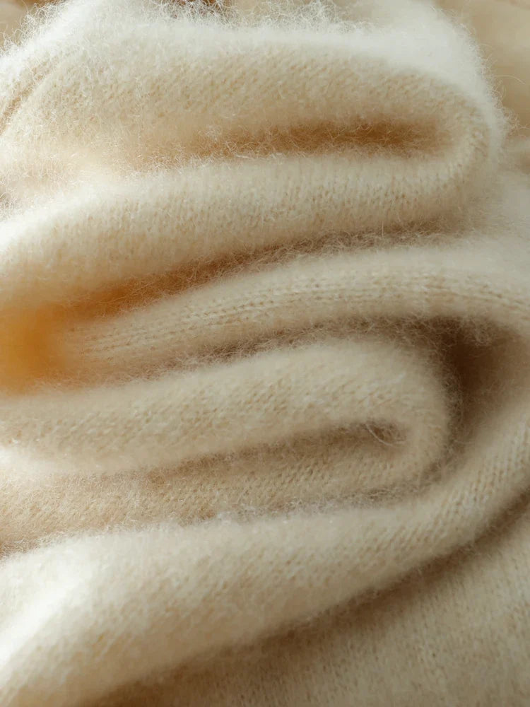 Elvoro | Cashmere Crossover Collar Sweater