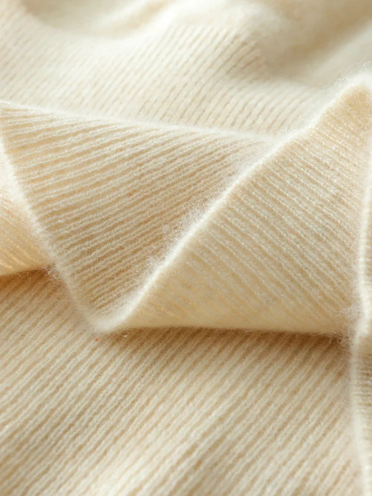 Elvoro | Cashmere Crossover Collar Sweater