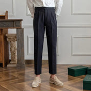 Naples | Men’s High-Waist Straight-Leg Trousers
