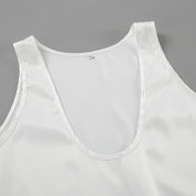 Selene - Women’s Satin Draped Tank Top