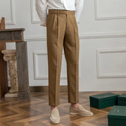 Naples | Men’s High-Waist Straight-Leg Trousers