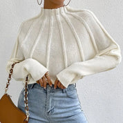 Averia | Women’s Batwing Knit Mock Neck Sweater