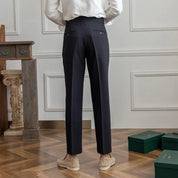 Naples | Men’s High-Waist Straight-Leg Trousers