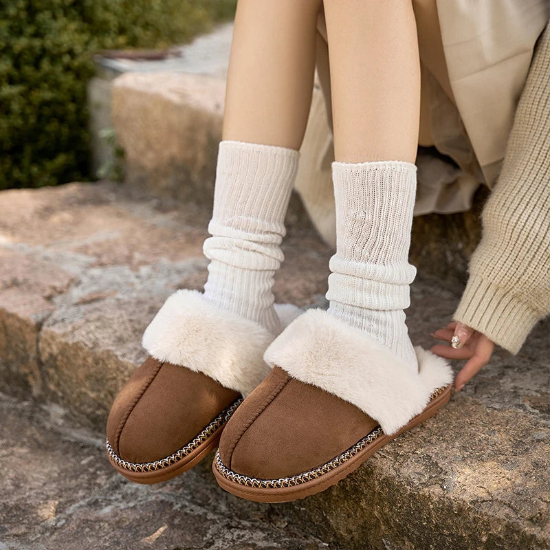 Everly Sorelli | Women's Plush Winter Slippers with Soft Fur Lining and Warm Comfort