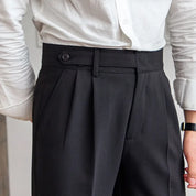 Naples | Men’s High-Waist Straight-Leg Trousers