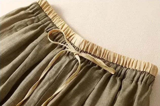 Lunara - Women’s Linen Tapered Pants