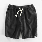 Torvello | Men’s Cotton Linen Drawstring Shorts