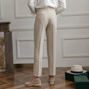 Naples | Men’s High-Waist Straight-Leg Trousers