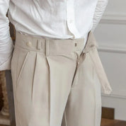 Naples | Men’s High-Waist Straight-Leg Trousers