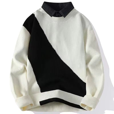 Men's Layered-Look Sweater