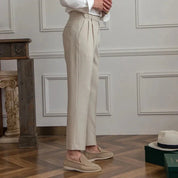 Naples | Men’s High-Waist Straight-Leg Trousers