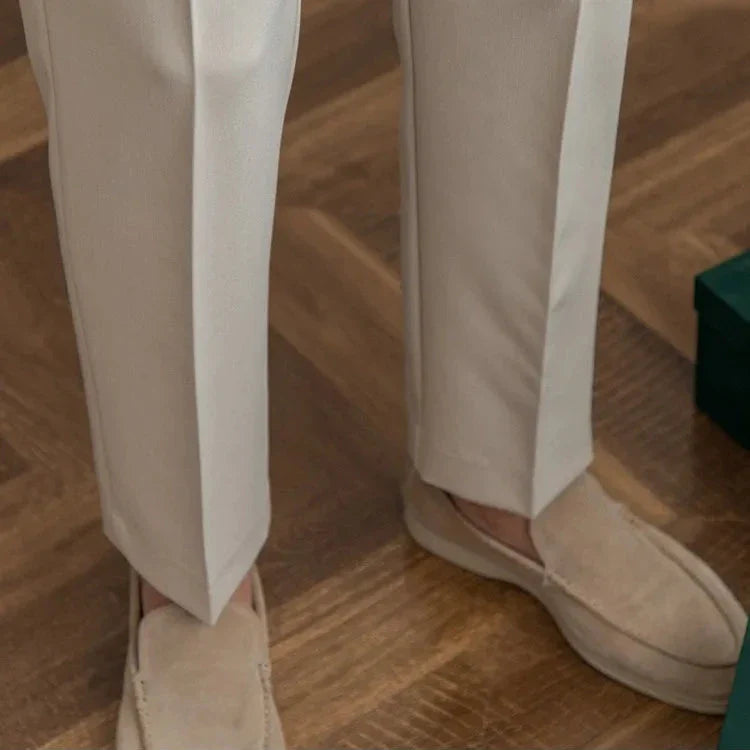 Naples | Men’s High-Waist Straight-Leg Trousers