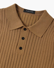Rivello | Men’s Ribbed Cotton Polo Shirt