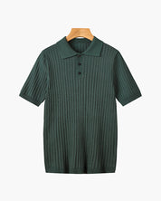 Rivello | Men’s Ribbed Cotton Polo Shirt