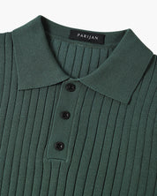 Rivello | Men’s Ribbed Cotton Polo Shirt