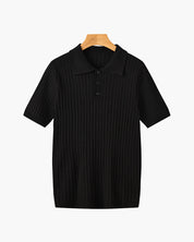 Rivello | Men’s Ribbed Cotton Polo Shirt