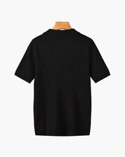 Rivello | Men’s Ribbed Cotton Polo Shirt