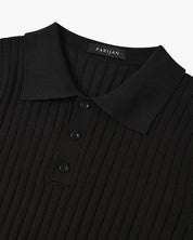 Rivello | Men’s Ribbed Cotton Polo Shirt