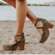 Virella | Women’s Chunky Platform Mary Jane Heels