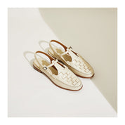 Bellara | Women’s Woven Leather Slingback Sandals