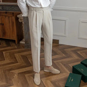 Naples | Men’s High-Waist Straight-Leg Trousers