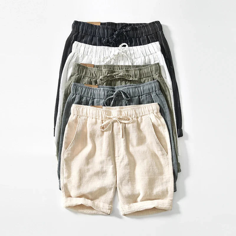 Torvello | Men’s Striped Drawstring Shorts