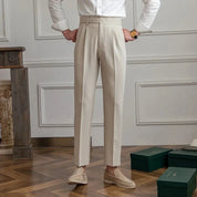 Naples | Men’s High-Waist Straight-Leg Trousers