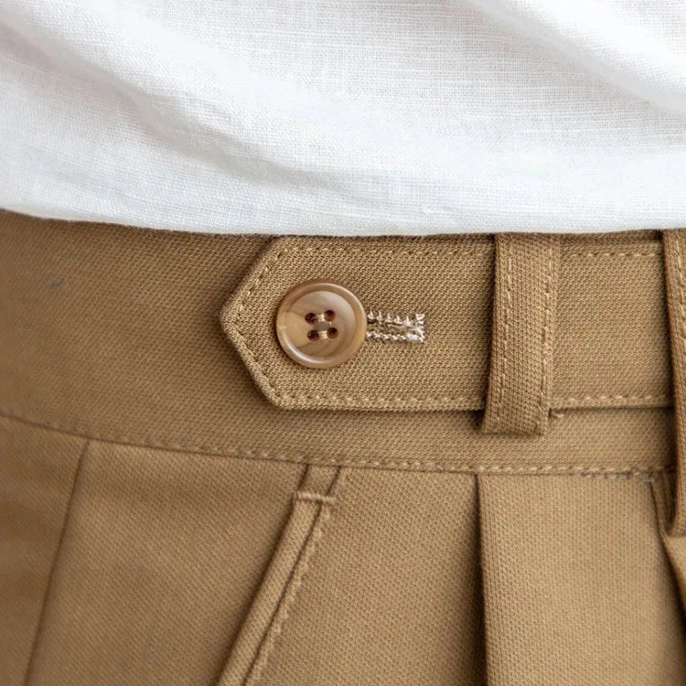 Naples | Men’s High-Waist Straight-Leg Trousers