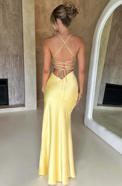 Devany | Elegant Maxi Dress with Thigh-High Slit