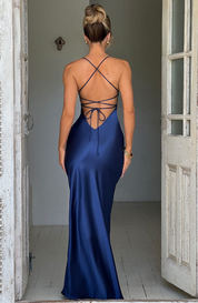 Devany | Elegant Maxi Dress with Thigh-High Slit