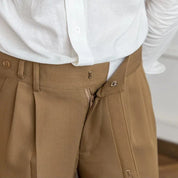 Naples | Men’s High-Waist Straight-Leg Trousers