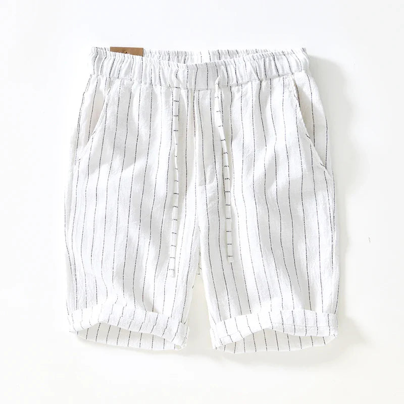 Torvello | Men’s Striped Drawstring Shorts