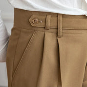 Naples | Men’s High-Waist Straight-Leg Trousers