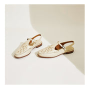 Bellara | Women’s Woven Leather Slingback Sandals