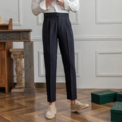 Naples | Men’s High-Waist Straight-Leg Trousers
