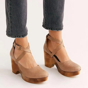 Virella | Women’s Chunky Platform Mary Jane Heels