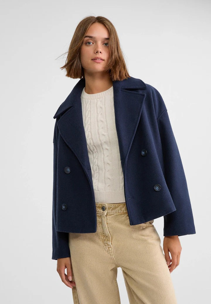 Verina | Women’s Cropped Double Breasted Jacket