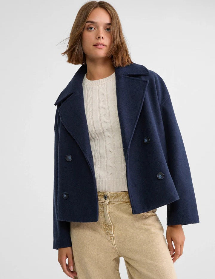 Verina | Women’s Cropped Double Breasted Jacket