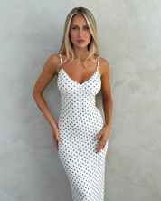 Julianna | Polka Dot Maxi Dress