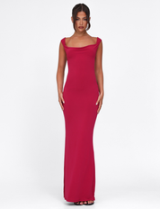 Morana | Satin Bow Back Maxi Dress