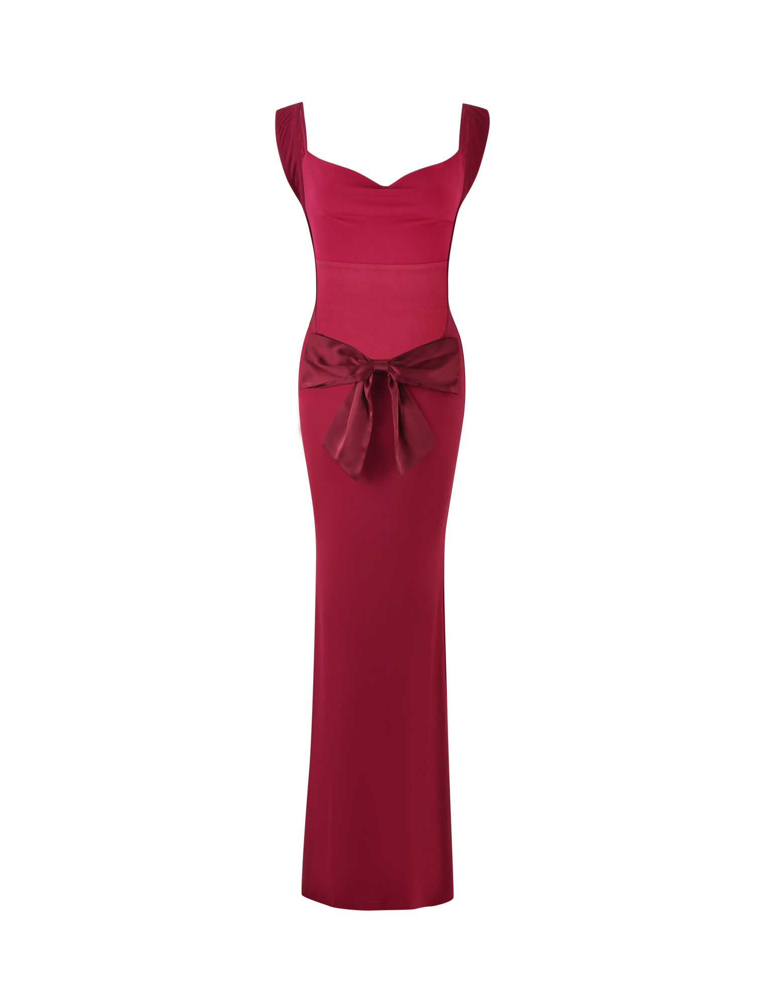 Morana | Satin Bow Back Maxi Dress