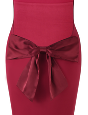 Morana | Satin Bow Back Maxi Dress