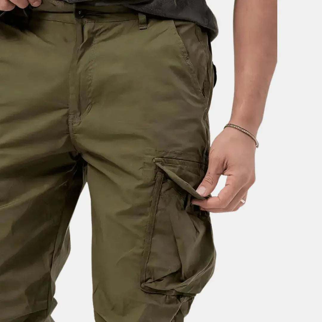 Tavian | Men’s Cotton Stretch Cargo Joggers