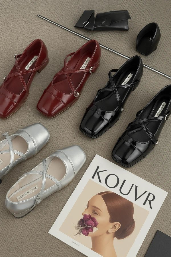 Camille | Classic Vintage-Inspired Flat Shoes